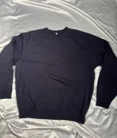 ユニクロ　無地　ネイビー XL トレーナー