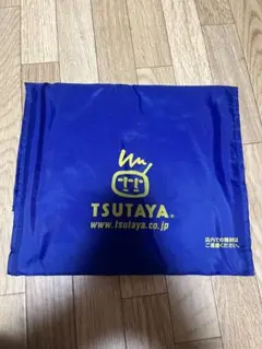 当時物】TSUTAYA ツタヤ レンタルバッグ ブルー エコバッグ レア 希少