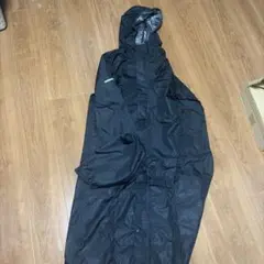 自転車用 レインコート ポンチョ ブラックワークマンのサムネイル