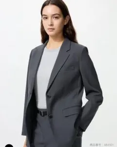 新品】ユニクロ 感動ジャケット ダークグレー M - メルカリ