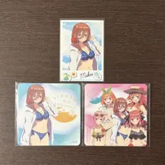 五等分の花嫁 よみうりランド ブロマイド コースター 中野三玖