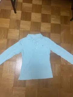LACOSTE 長袖ポロシャツ ライトブルー