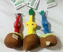 ピクミン 引っこ抜きぬいぐるみマスコット 全3種コンプリート