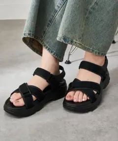 スポーツサンダル ブラックＬ