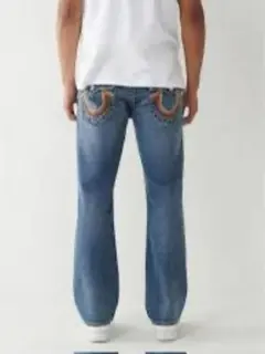 TRUE RELIGION ブーツカットデニムライトブルー