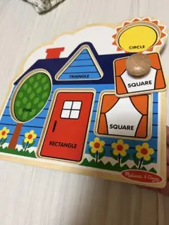 Melissa & Doug 木製型はめパズル 知育玩具のサムネイル
