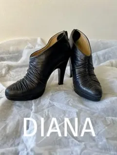 ☆値下げしました‼️#DIANA黒 レザー ブーティ