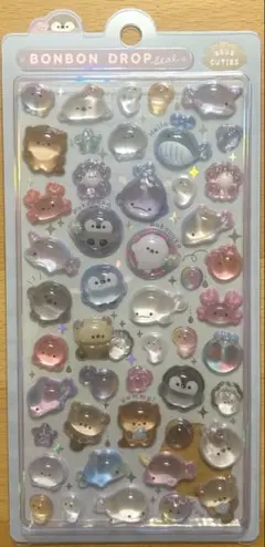 水族館限定 ボンボンドロップシール アクアキューティーズ　正規品