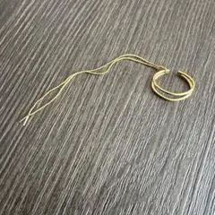 【★今日だけ特別価格★】 片耳イヤーフック／ゴールド／未使用に近い