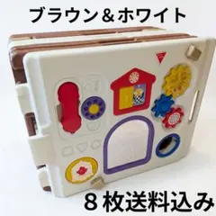 ８枚　日本育児 ベビーサークル　ミュージカルキッズランド トイパネル付