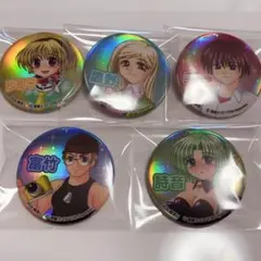 ひぐらしのなく頃に 白川郷限定缶バッジ 5種セット レナ 圭一 富竹