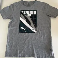 PUMA グレー Tシャツ スニーカーデザイン