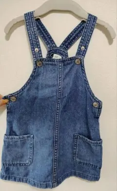 H&M デニム ジャンパースカート ワンピース　エイチアンドエム