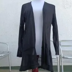 新品未使用　黒　ブラック 長袖 カーディガン　M~Lサイズ