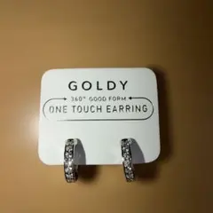 GOLDY ワンタッチイヤリング ストーン付きのサムネイル