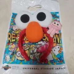 【USJ公式】エルモ カチューシャ モッピー付 セサミストリート ユニバ
