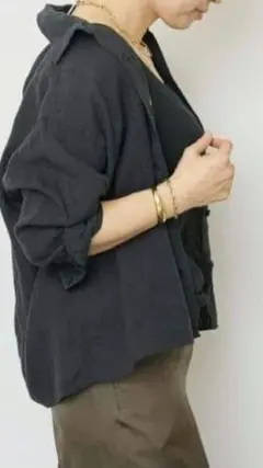 25SS DEUXIEME Linen シャツのサムネイル