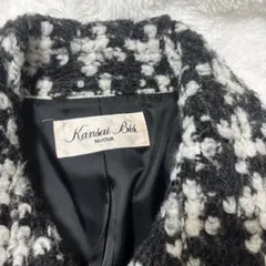 Kansai Bis テーラードジャケット 黒白チェック