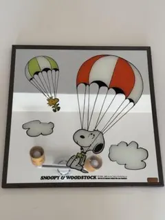 スヌーピー SNOOPY ミニ パブミラー ©️1958年 レトロ 雑貨 レア 昭和レトロ スヌーピー ミニパブミラー レトロ 当時物 鏡 ヴィンテージ