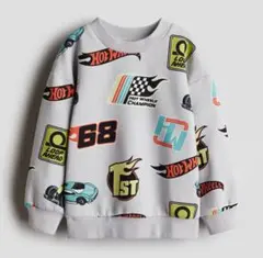 新品未使用＊ホットウィール総柄トレーナー110~115cm