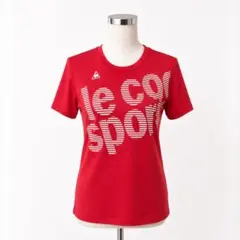 ルコックスポルティフ 半袖スポーツTシャツ 赤 レディースOのサムネイル