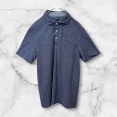 NAVY【メンズM】半袖 シャツ ポロシャツ シンプル 大人カジュアル 部屋着