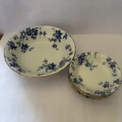 ヤマカ 青い花柄 桂由美食器セットのサムネイル