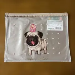 こびとづかん フラットポーチ パグ