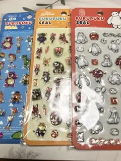 Disney ディズニー ぷくぷくシール 立体シール