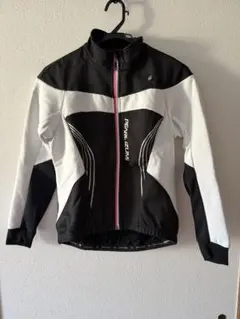 Pearl Izumi ナイロンジャケット ホワイト ブラック ロードバイク