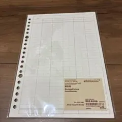 家計簿　リフィル　A5 20穴 30枚のサムネイル