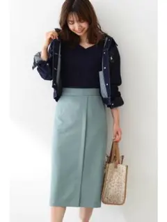 PROPORTION BODY DRESSING フロントタックタイトスカート