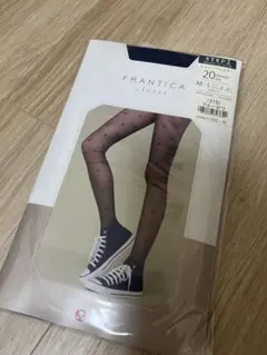 FRANTICA closet ドット柄ストッキング M-L