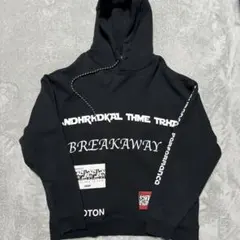 NUMERALS ブラック フード パーカー