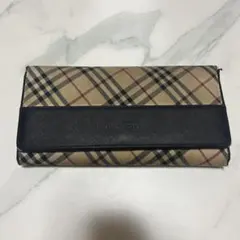 BURBERRY 長財布 ノバチェック ブラックのサムネイル
