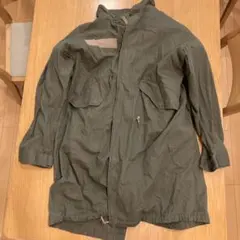 GU オリーブグリーン モッズコート