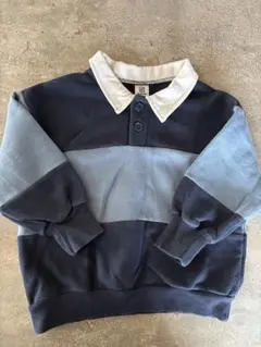 devirock トレーナー 110cm ネイビー　裏起毛