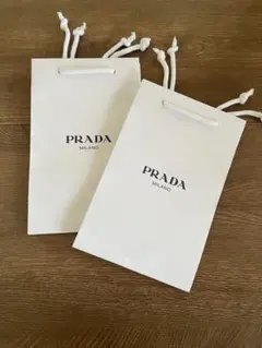 PRADA プラダ ショッパー 紙袋 2枚セット