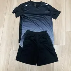 스포츠웨어 상하세트 블랙 그라데이션 미디엄