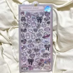 正規品　ボンボンドロップシール　しろくろボンボン