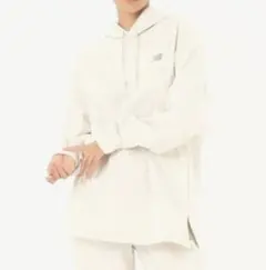 New Balance レディースロングパーカー Lサイズ　裏起毛