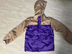 ミキハウス　アウター　ジャケット ジャンパー　ウィンブレ　紫 ベージュ　120