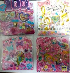 平成 レトロ 当時物 クラックス CRUX フレークシール ステッカー ポチ袋