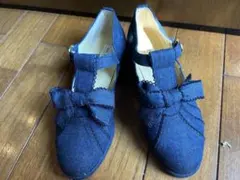 カネコイサオ　デニム　サンダル　23.5のサムネイル
