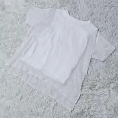 【c5815】AZUL BY MOUSSY Tシャツ シースルー　半袖