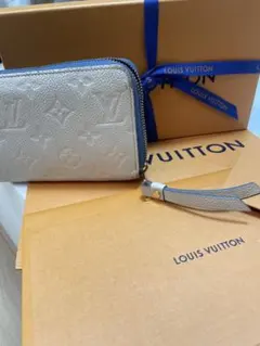 値下げ♡希少LOUIS VUITTONモノグラム長財布 ホワイト×ブルー