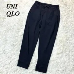 ユニクロ ジョガーパンツ ネイビー M テーパード ウエストゴム ストレッチ