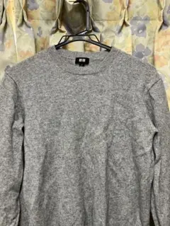 UNIQLO グレー カシミヤセーター M