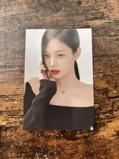 black pink the album ジェニ ポストカード
