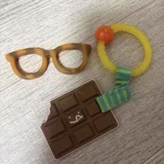 メガネ&チョコレート歯固めセット